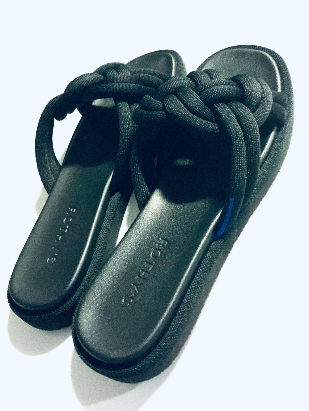 ROTHY’S, Women’s Black Knotted Summer Sandals, Size 9, NWOB - Picture 10 of 14